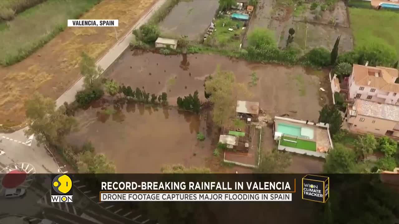 Record-breaking rainfall in Valencia, yellow alert issued in surrounding areas | World News | WION