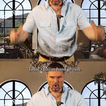 italian hand gestures! This one means "We won"