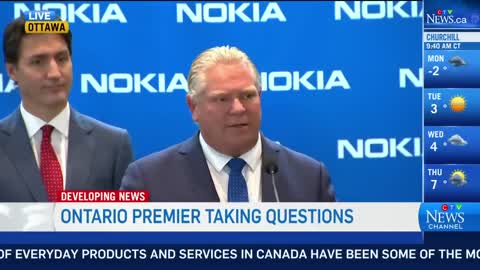 Premier Ford asked whether the use of the Emergencies Act was justified