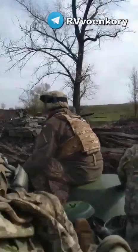 Destroyed equipment of the Ukrainian army