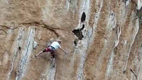 Black Hole rock climb Datca, Turkey