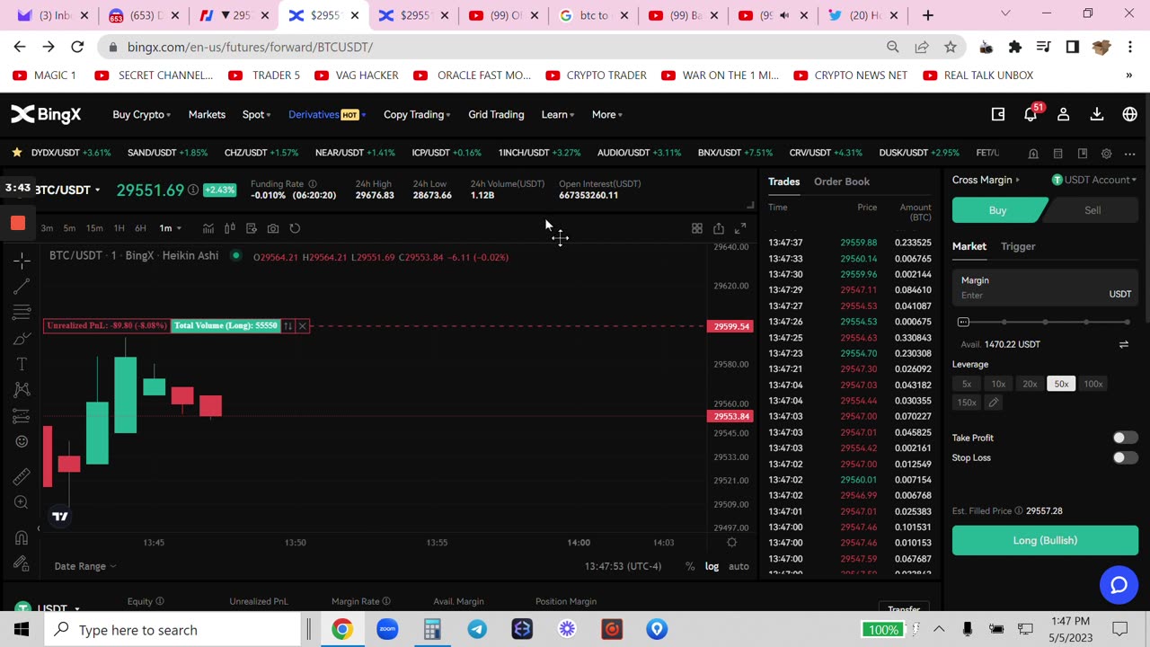 DUMP THE BITMEX CHART NEW TRADING SECRET