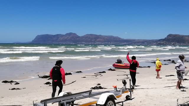 Muzienberg beach is closed for members of the public