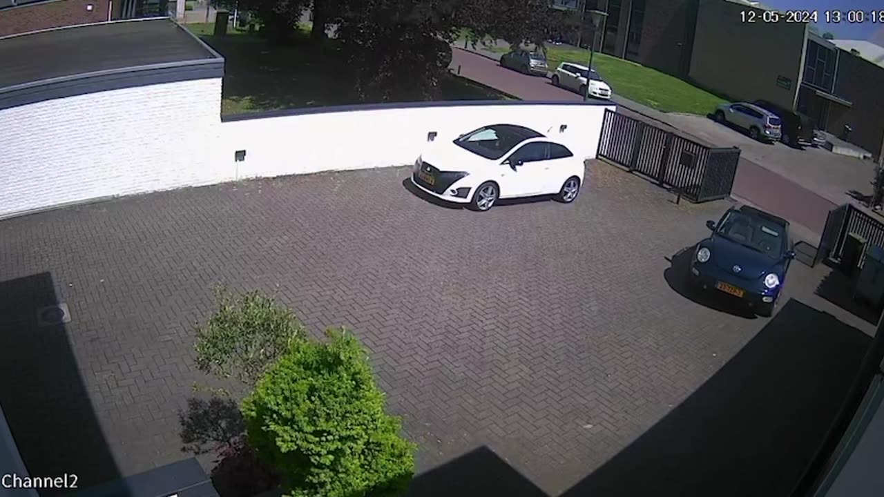 Car Rolls Itself Into a New Parking Spot