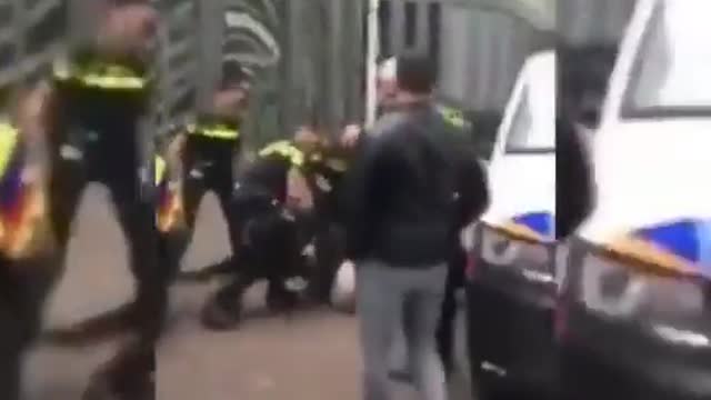 The Cabal Police in the Netherlands talk about police brutality against the people