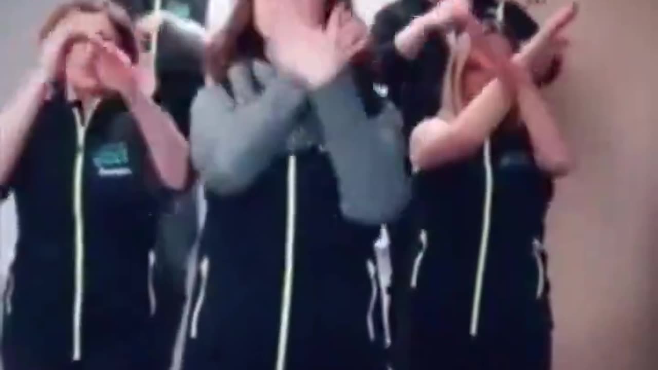 Finnish socialist women dance asylum seekers not to abuse them-seems like a joke but it's not.