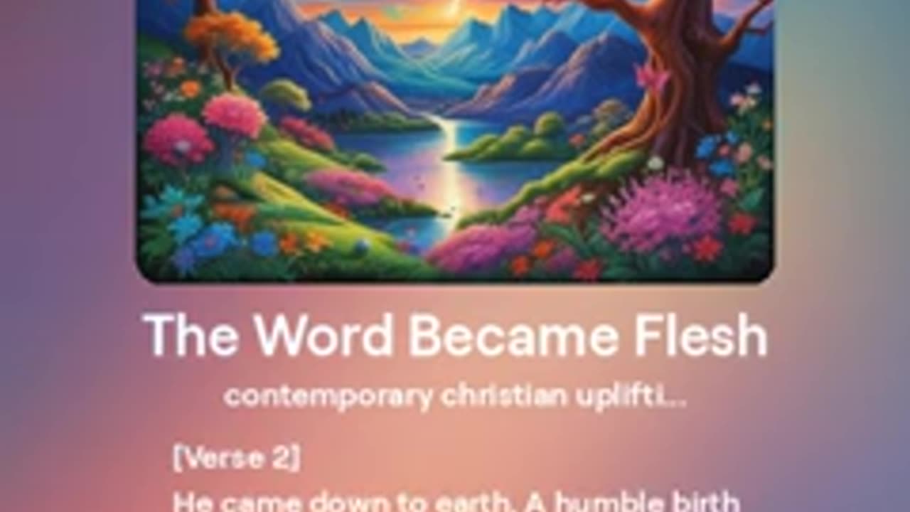 The Word Became Flesh - John 1