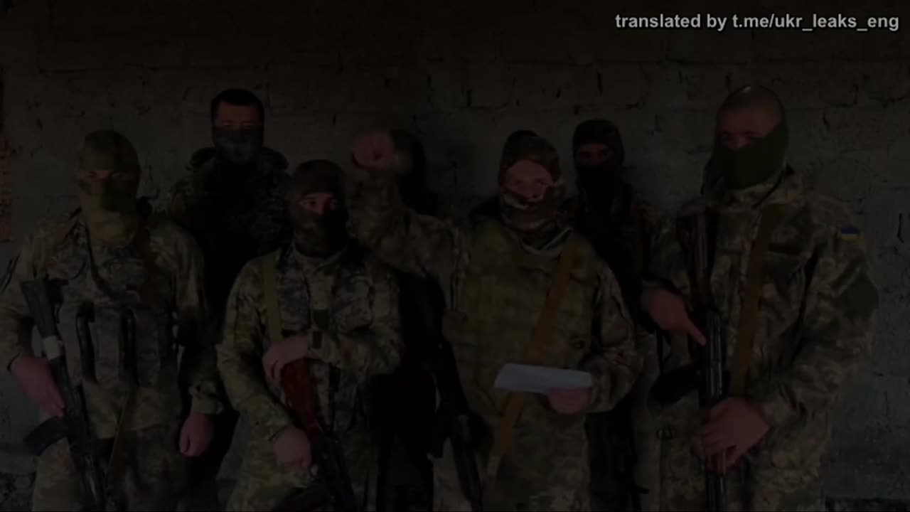 A video with the military of the 123 brigade of the Armed Forces of Ukraine