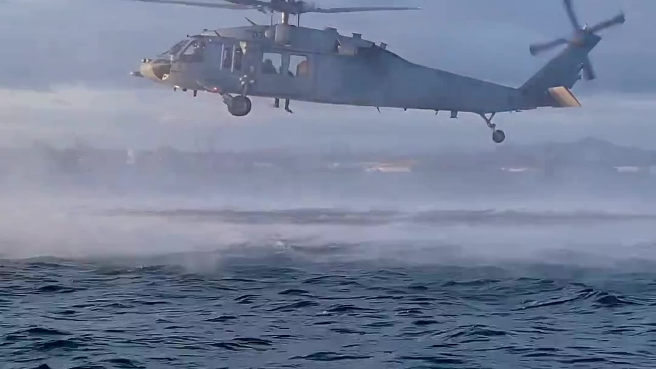 Helicopter shot