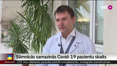 Slimnīcās samazinās Covid-19 pacientu skaits