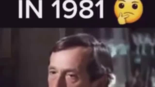 They Knew It In 1981