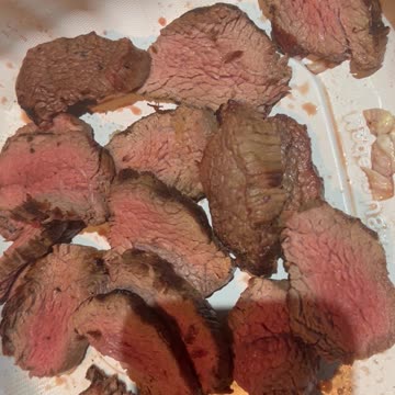 Steak Bites and Chicken Wings! OH!