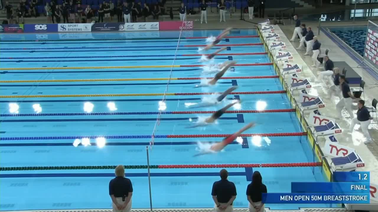 Adam Peaty 26.49 50m Breastroke (2019 British Swimming Championship)