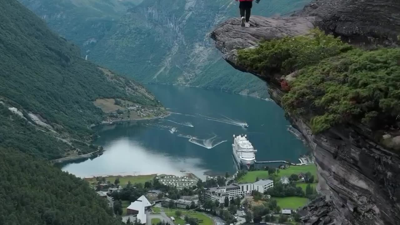 Geiranger is the main pearl in the necklace of Norwegian fjords.