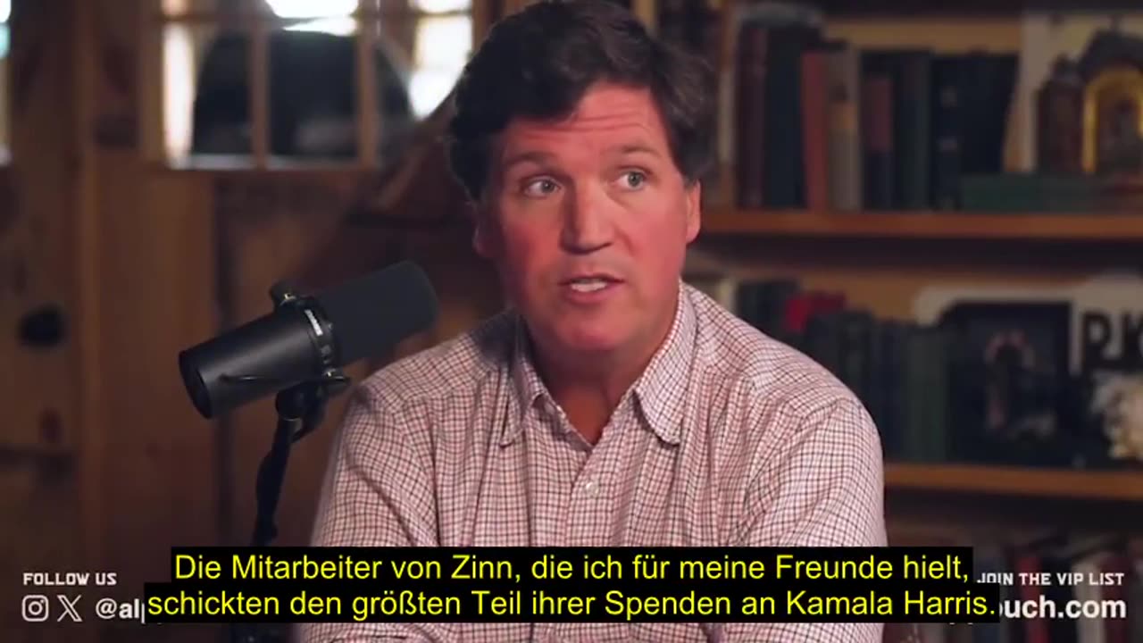 The Tucker Carlson Show about the Election with Vivek (German Subtitles)