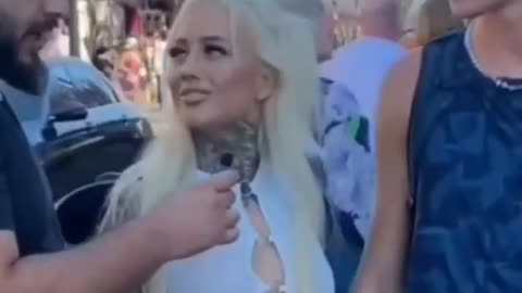 Hypocrite: A women is okay with selfies of herself and other men looking at her