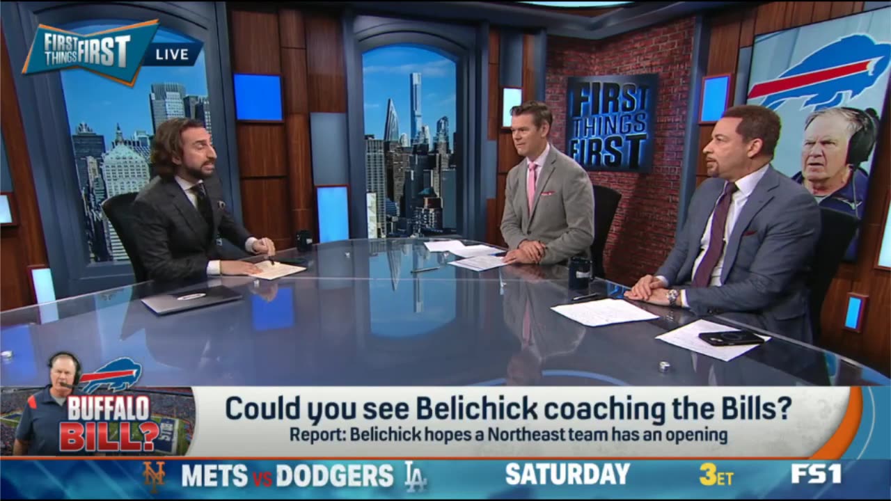 FIRST THINGS FIRST Which is the most likely future landing spot for Belichick - Nick weighs in