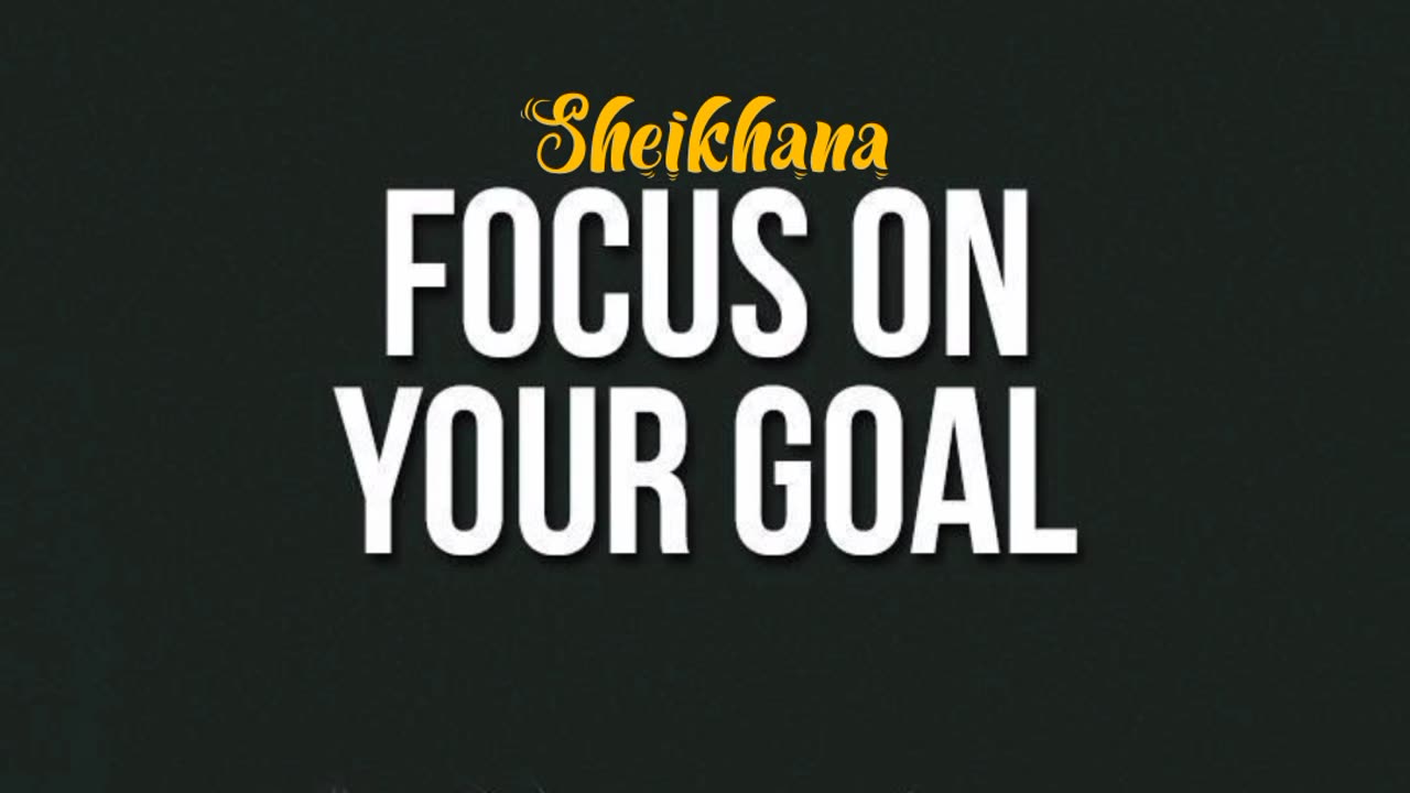 FOCUS ON GOALS