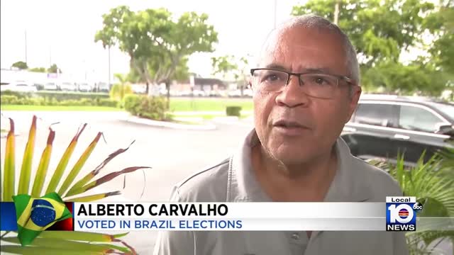 Local Brazilians keeping close eye on country's historic election