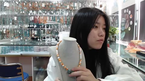 20240105-07 Spiny oyster high quality Genuine Gemstone choker Unique Gifts for Women