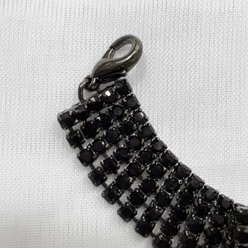 4” Doll Belt with Buckle And 1.5” Extensions. Made with Swarovski Crystal