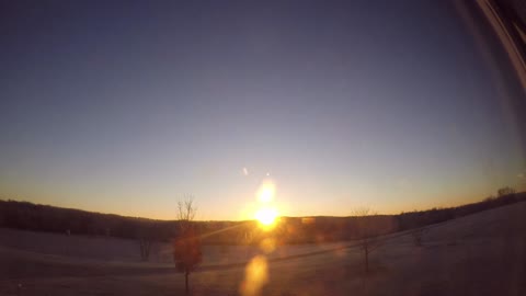 Sun Rise 1 3 22 10f frost