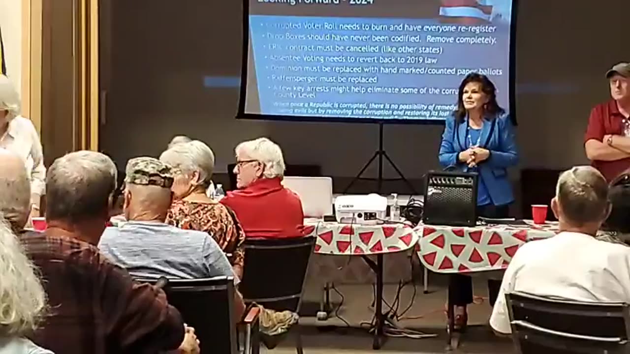 Kim P. Brooks GA Data Expert on Election Integrity at Mountain Patriots 7Sept2023