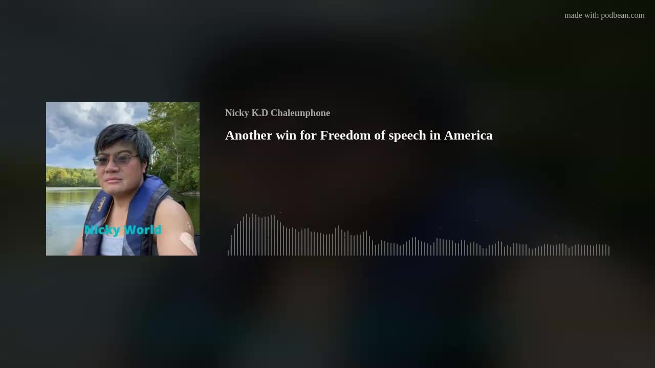 Another win for Freedom of speech in America