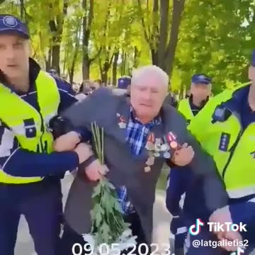 Represe proti občanům, kteří slaví Dn Vítězství - 9. květen v Litvě