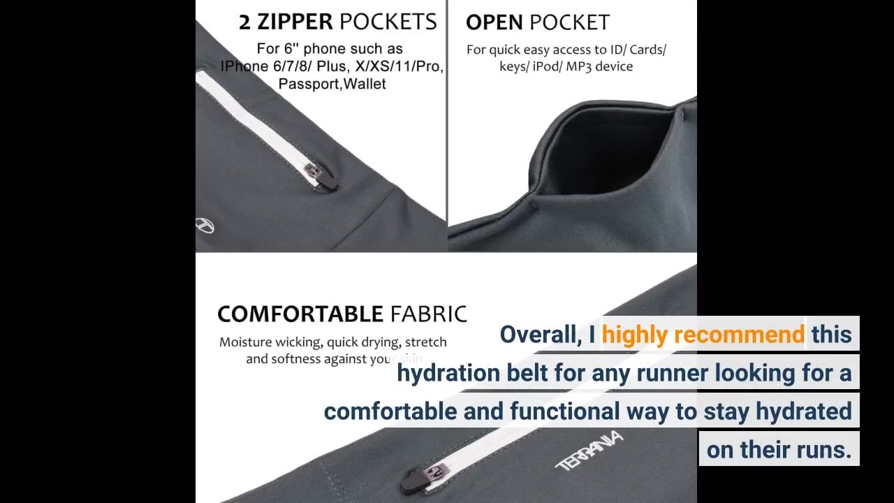 Customer Comments: CrosFace Universal Hydration Running Belt (iPhone 13121187XSEXRXSMa...