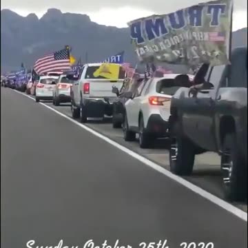 TRUMP SUPPORTERS LINE THE HIGHWAYS! How Americans REALLY feel about Trump and the 2020 election: HE WON!