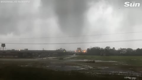 Tornados and thunder storms hit Louisiana, killing at least two people