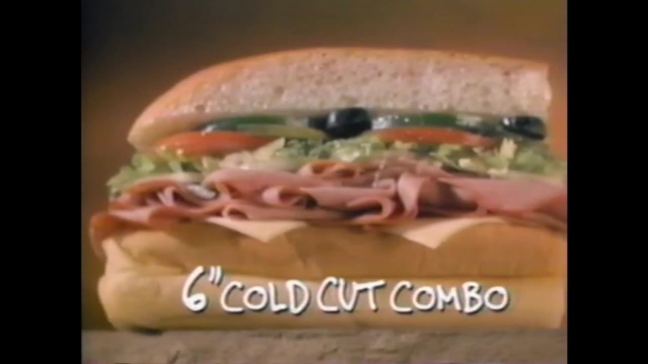 May 15, 1995 - The 6" Cold Cut Combo at Subway