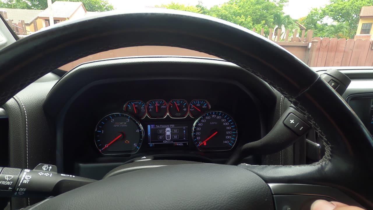 2016-2019 GMC/Chevrolet Tire Pressure Sensor Reset
