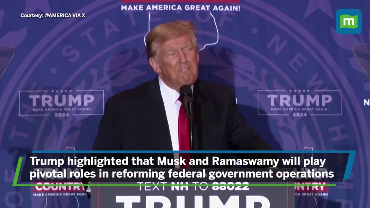Trump appoints Elon Musk Ramaswamy to lead Department of Government DOGE