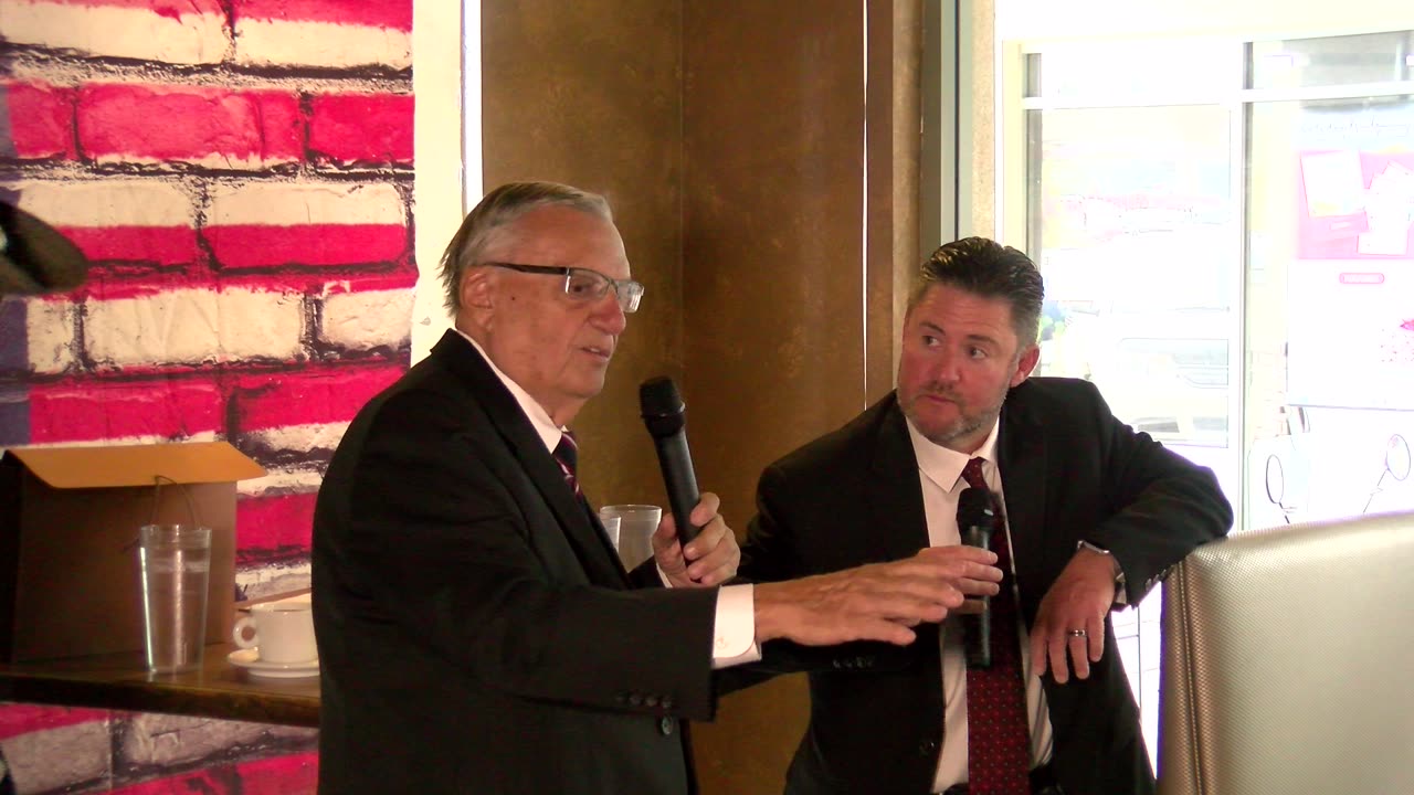 VD3-3 Sheriff Joe Arpaio Discussion On Law Enforcement. Q&A