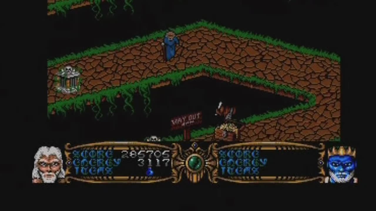 Gauntlet 3 Amiga Playthrough Merlin Level 2