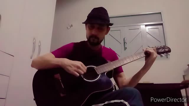Enjoying a sound on the guitar. My personal therapy that I love!