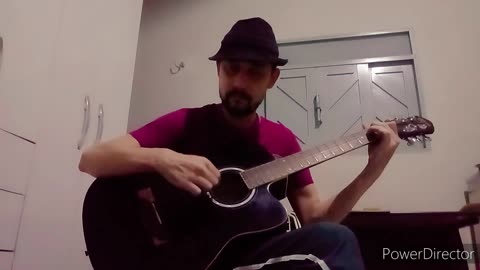 Enjoying a sound on the guitar. My personal therapy that I love!
