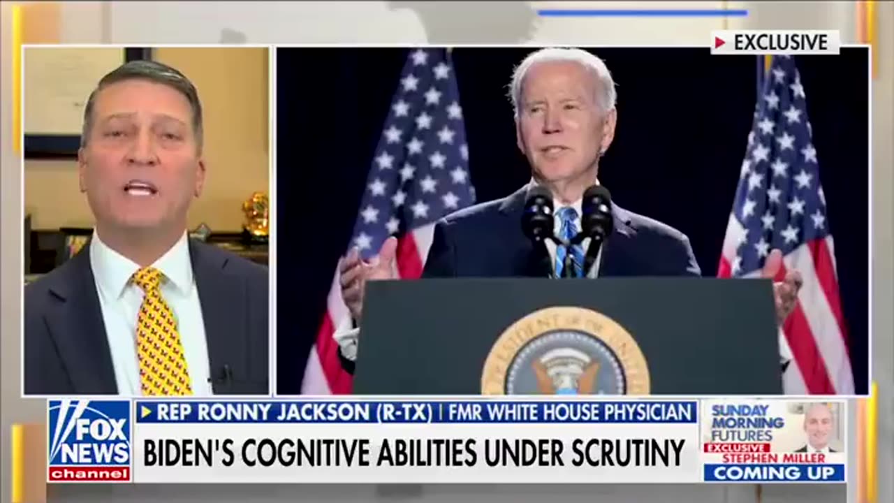 Rep Ronny Jackson BLASTS Biden, Says He Is A "Cancer" That "Needs To Be Removed"