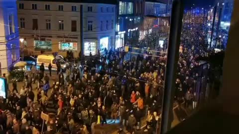 Thousands march for medical freedom in Rostock, Germany.