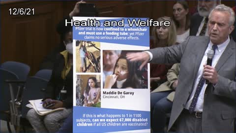 Robert F. Kennedy Jr. at Louisiana Health & Welfare Committee Hearing