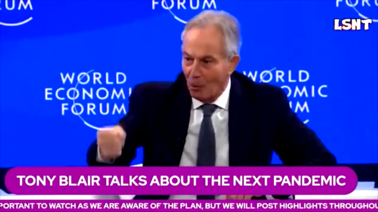 What Did Tony Blair Really Say At Davos? See Link