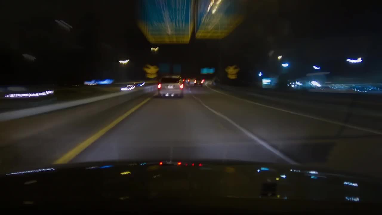 Night Traffic Time Lapse