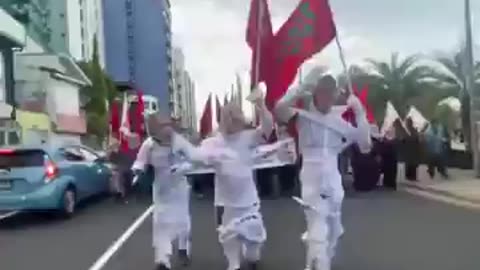 Maldives Protest Against India.