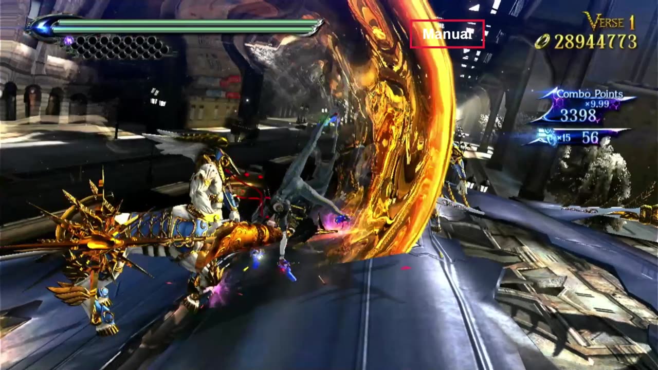 Auto Control vs Manual Control combos - Bayonetta 2