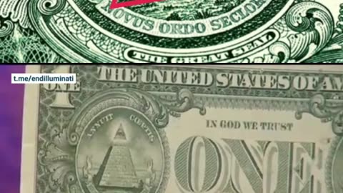 In God We Trust / Eye of horus / eye of providense / all seeing eye on the dollar