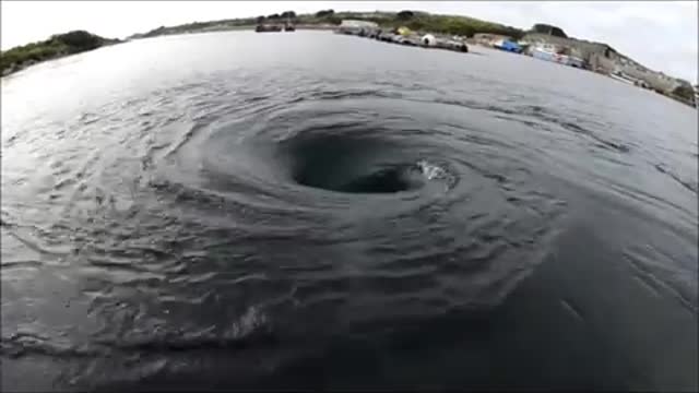 Dangerous Ocean Whirlpool!