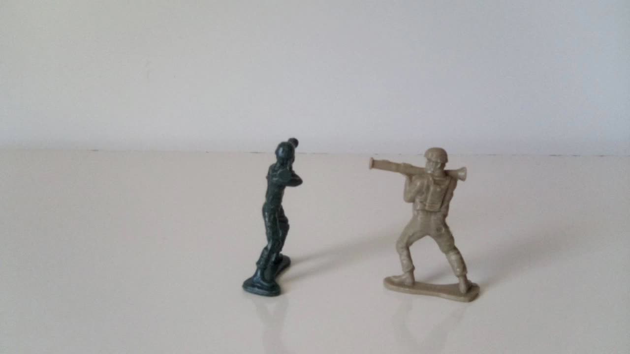 An Army Man Fight