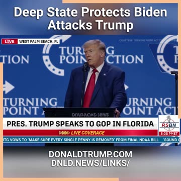 Trump: Biden Is The Most Corrupt President (WEF Puppet) - 7/15/23